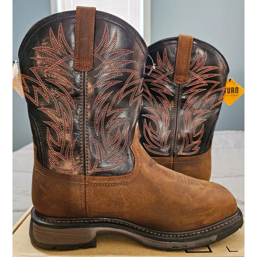 Ariat® (Men's 12 D) WorkHog™ MetGuard CSA Waterproof Comp-Toe‎ Work Boot - $300